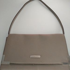 Michael Kors grey flap bag